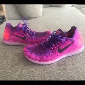Nike Free RN Flyknit women’s running shoes.
